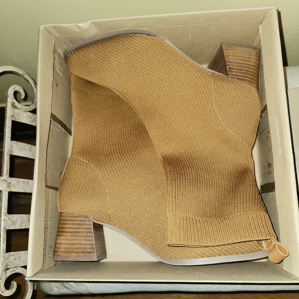 Stretch Fabric Ankle Booties